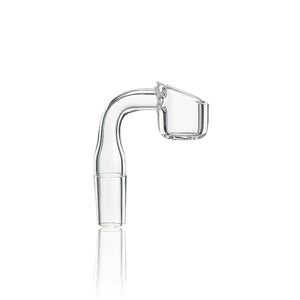 4mm flat-top quartz banger by Croia Glass, showcasing clear glass with a smooth finish and thick walls for durability.