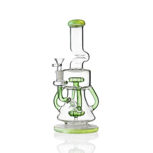 12-Inch Recycler Bong with Showerhead Perc - Croia Glass