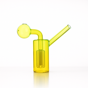 🌈 4 inch Gradient Cylinder Oil Burner Pipe – Mini Tree-Percolator Glass Bubbler - Croia Glass