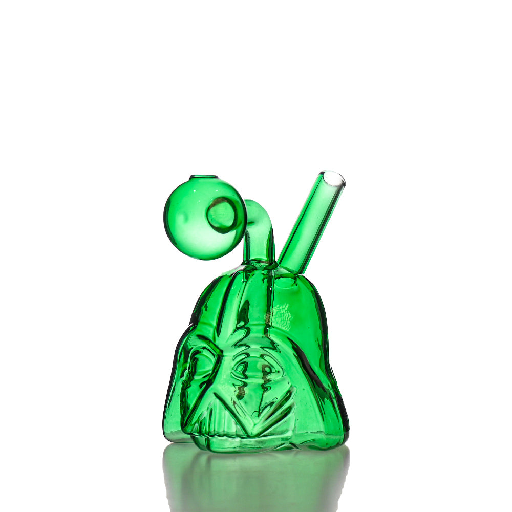 🛡️ 5 inch Helmet Oil Burner Rig – Mini Warrior-Inspired Glass Rig - Croia Glass