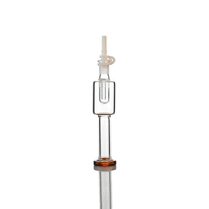 6" Portable Nectar Collector with 10mm Ceramic Tip โ Compact Mini Dab Straw - Croia Glass
