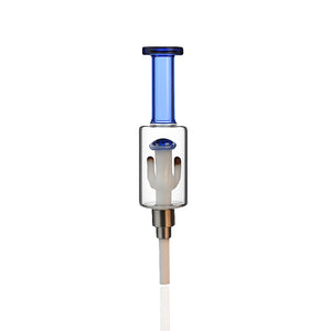 🍄 7.5" Mushroom Perc Nectar Collector – Borosilicate Dab Straw w/ 14mm Ceramic Tip - Croia Glass