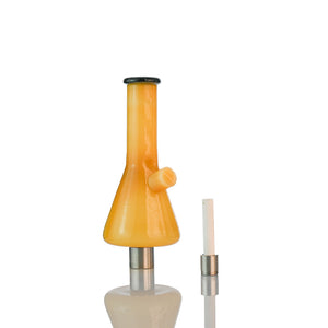 7” Beaker Nectar Collector with Showerhead Perc – 14mm Ceramic Tip & 510 Thread - Croia Glass