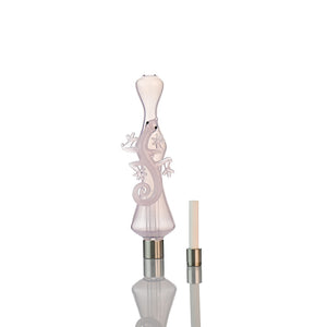 8" Lizard Glass Nectar Collector – Sculpted Gecko Body | 14mm Ceramic Tip | 510 Thread - Croia Glass