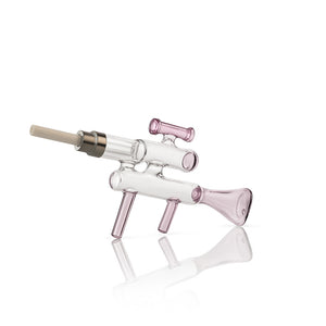 8" Rifle-Shape Nectar Collector โ 14mm Ceramic Tip - Croia Glass