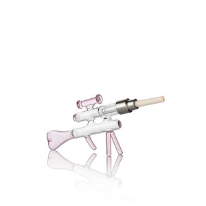 8" Rifle-Shape Nectar Collector โ 14mm Ceramic Tip - Croia Glass