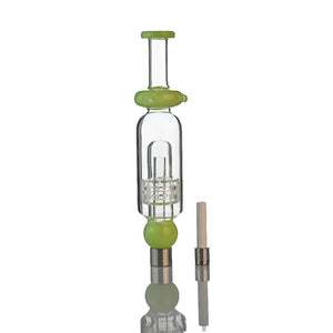 8" Spaceship Showerhead Perc Nectar Collector – 14mm Ceramic Tip - Croia Glass