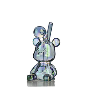 🧸 Bear Oil Burner Rig – 6 inch Cute Mini Glass Rig - Croia Glass