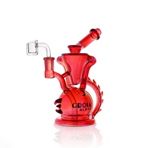 Croia Glass Dragon Recycler Rig Dragon Red