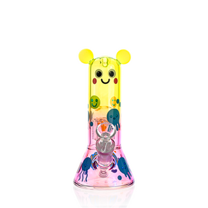 Croia Glass cute character beaker bong with jellyfish design main view