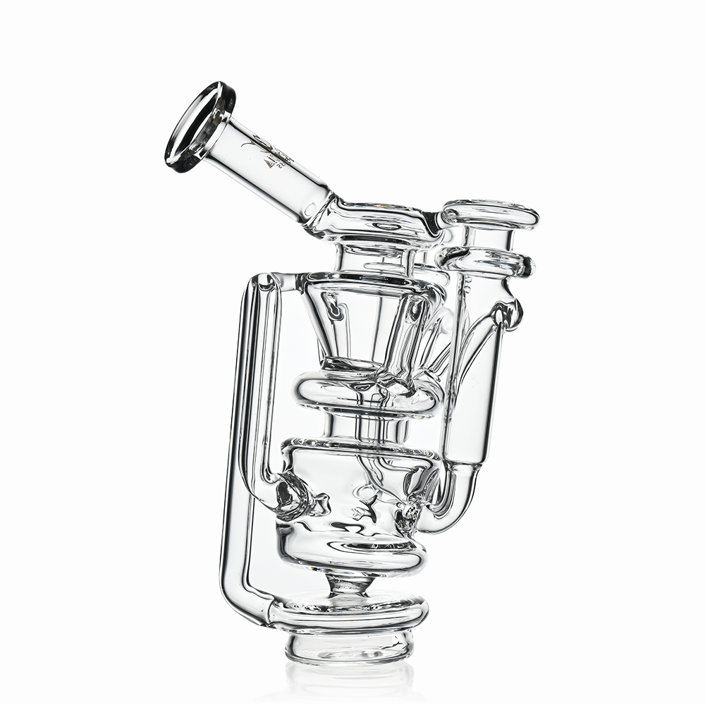 8" Quad-Arm Reactor Recycler Glass for Puffco Peak & Peak Pro | Croia Glass