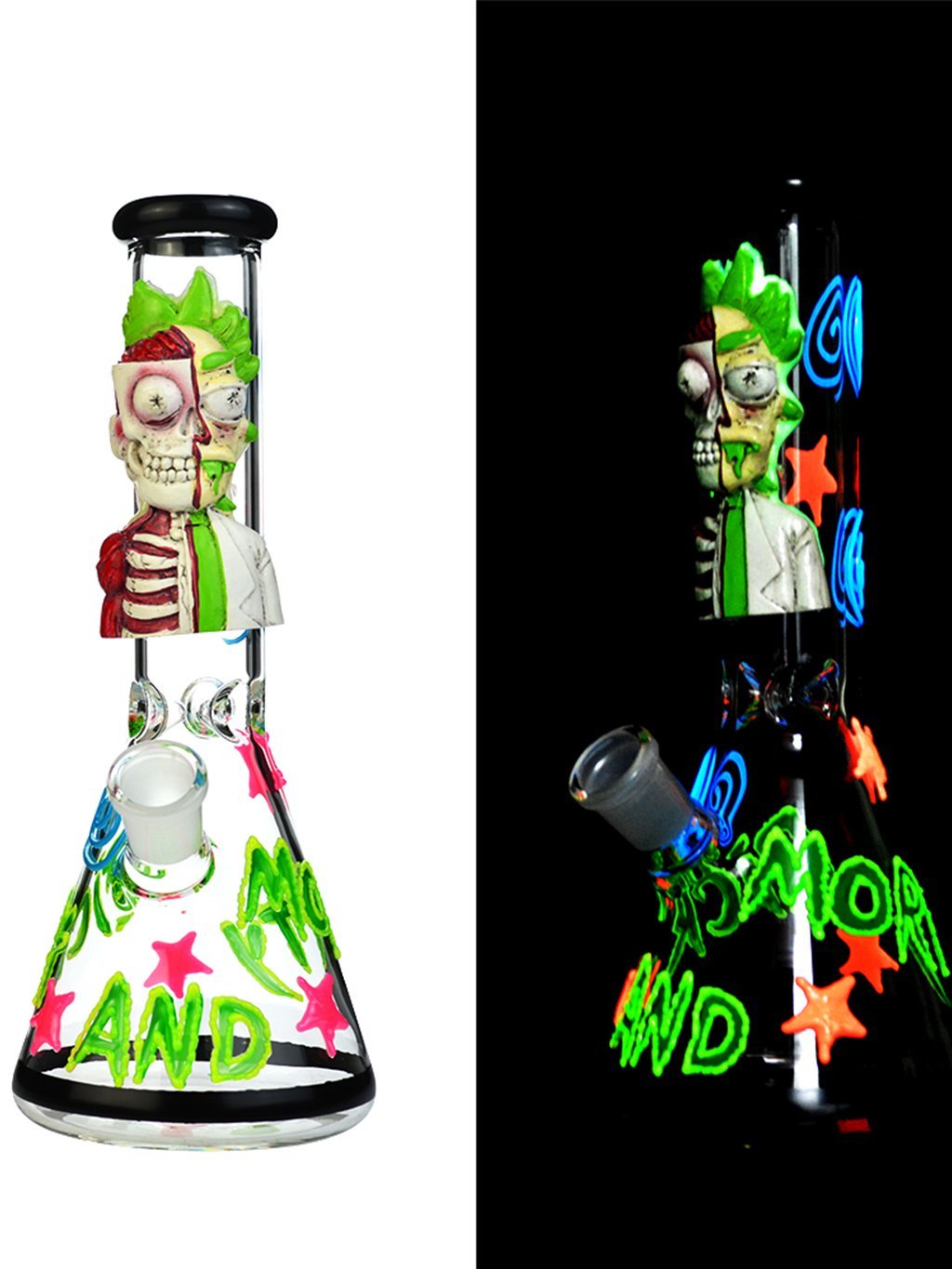 Cartoon Beaker Bong - Croia Glass