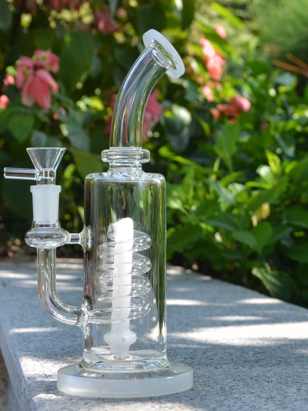 Coil Showhead Glass Bong - Croia Glass