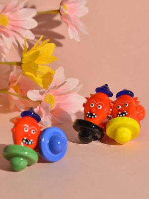 Cartoon Carb Caps - Croia Glass