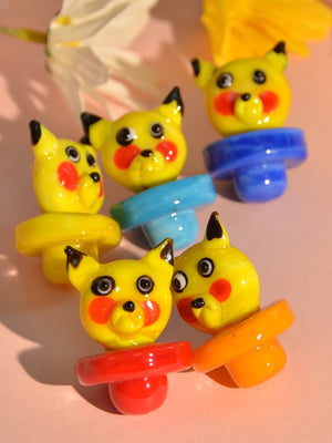Cute Cat Carb Cap - Croia Glass