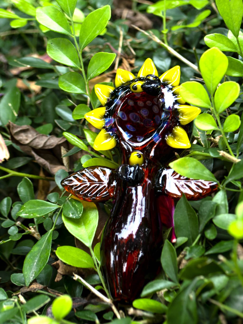 Flower Hand Pipe - Croia Glass