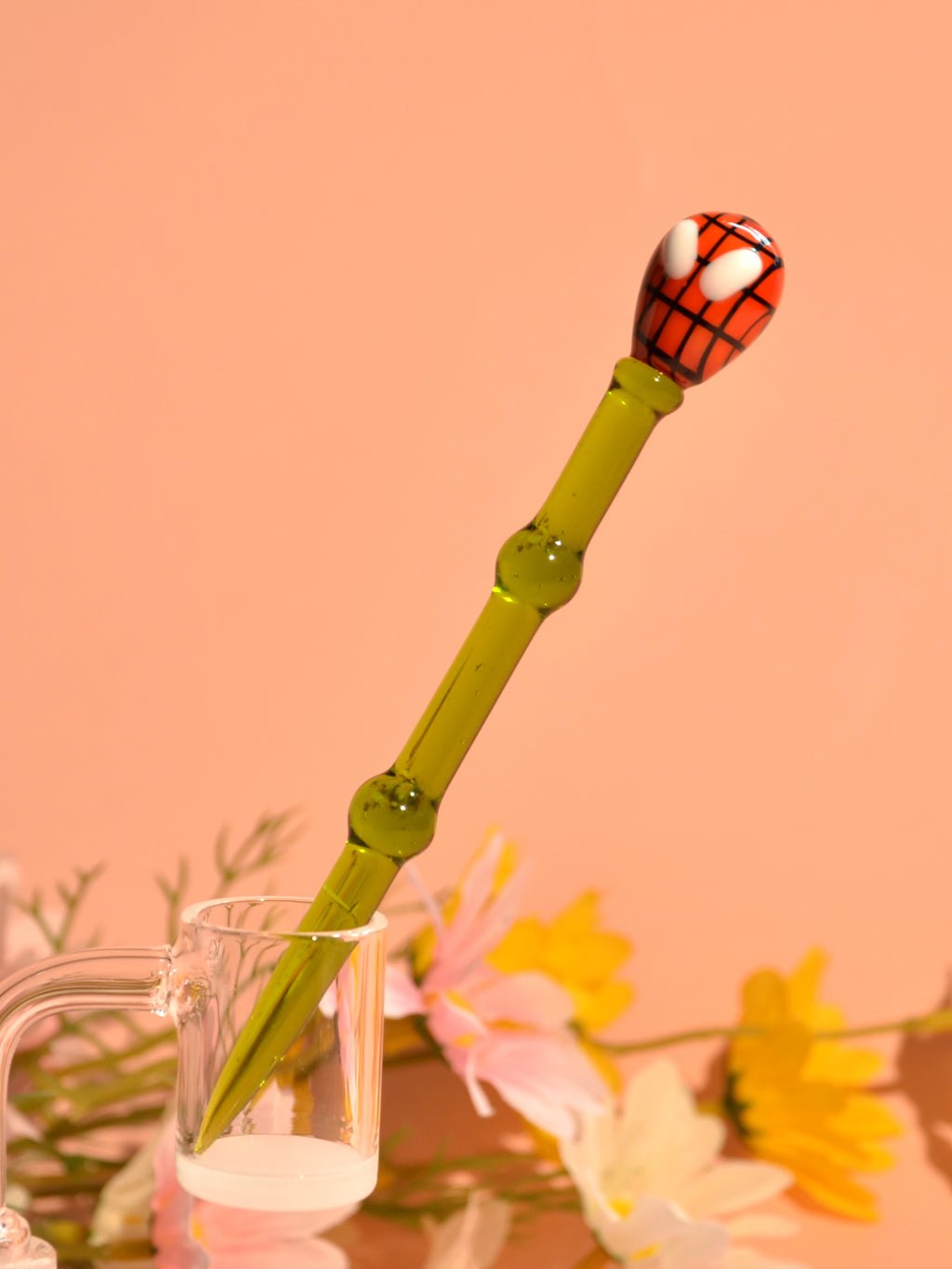 Spiderman Glass Dab Tool - Croia Glass