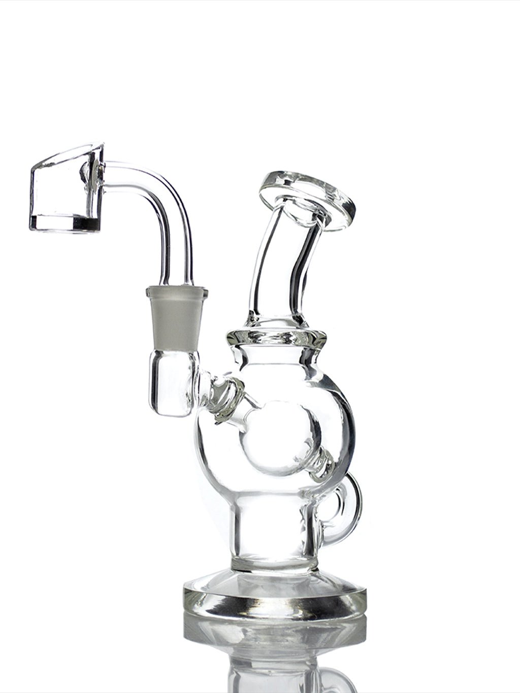 Unique Mini Recycler Oil Rig - Croia Glass