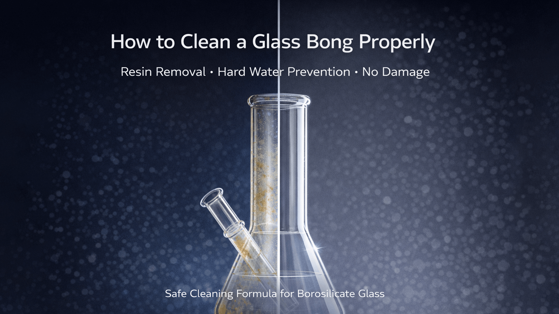 How to Clean a Glass Bong Properly (No Damage)