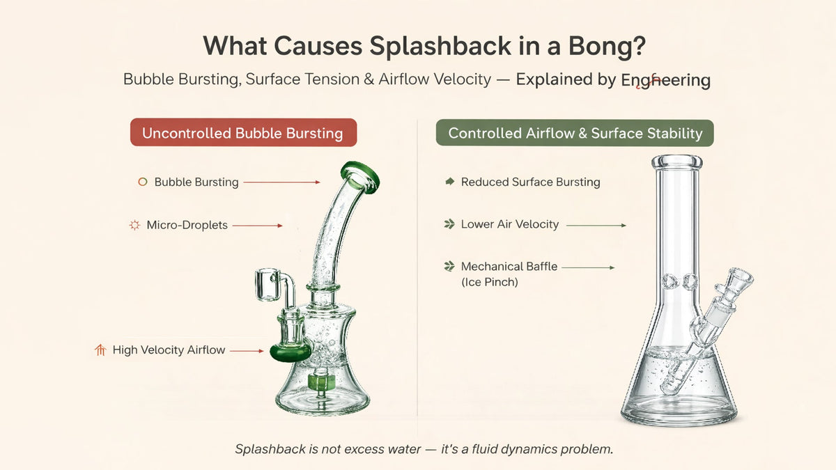 What Causes Splashback in a Bong & How to Prevent It
