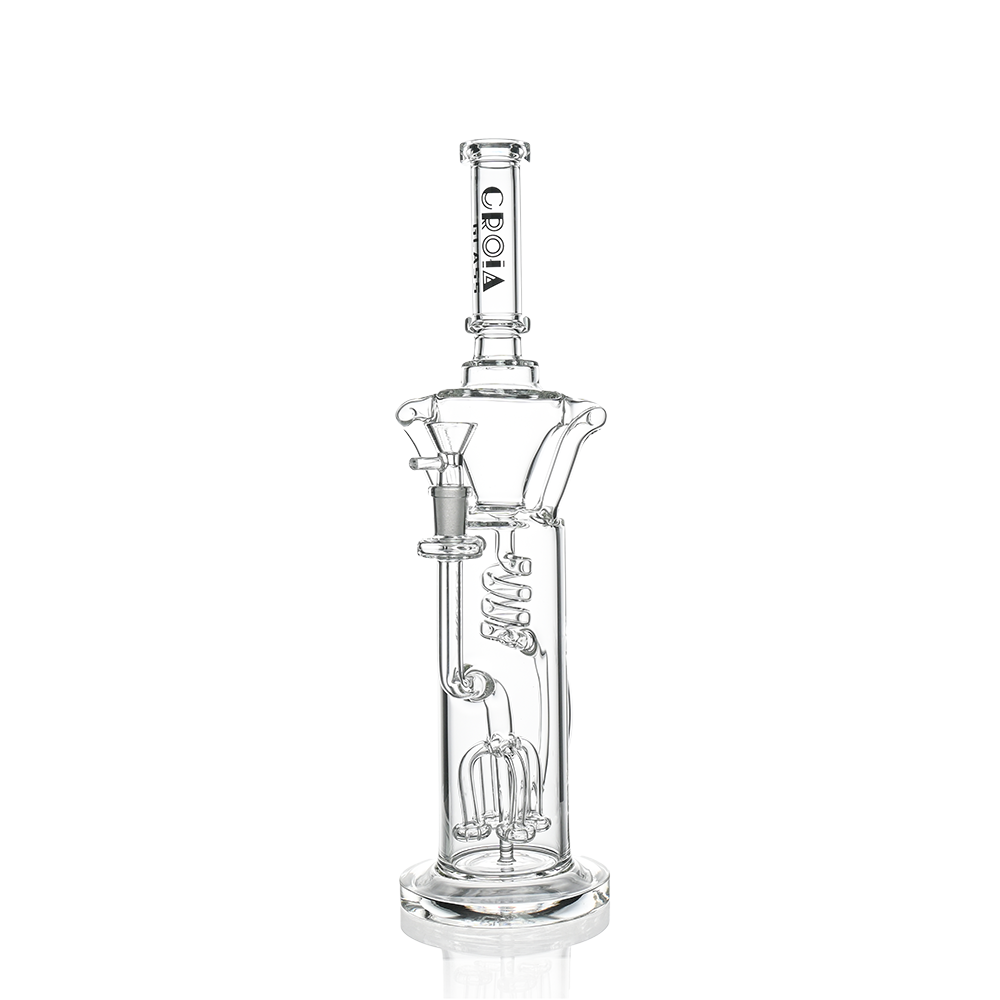 14mm female joint scientific glass bong with male bowl accessory