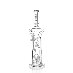 14mm female joint scientific glass bong with male bowl accessory