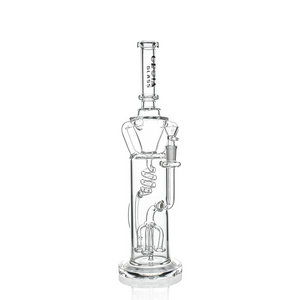 15 inch scientific glass bong with multi arm tree percolator filtration