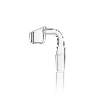 4mm flat-top quartz banger by Croia Glass, showcasing a clear design with a smooth finish for optimal use.