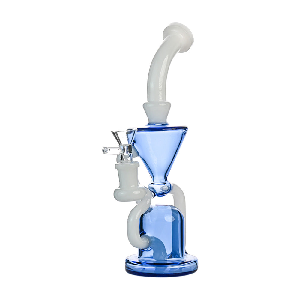 10" Funnel Recycler Bong – Dual-Chamber Filtration - Croia Glass
