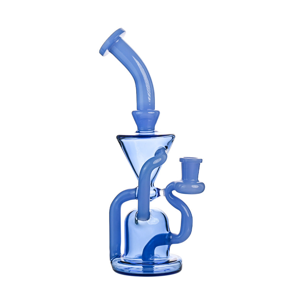 10" Funnel Recycler Bong – Dual-Chamber Filtration - Croia Glass