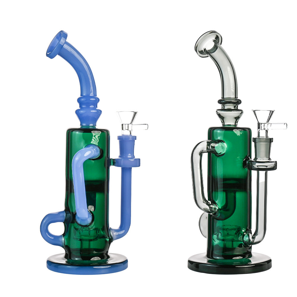 10" Showerhead Perc Recycler Bong - Croia Glass