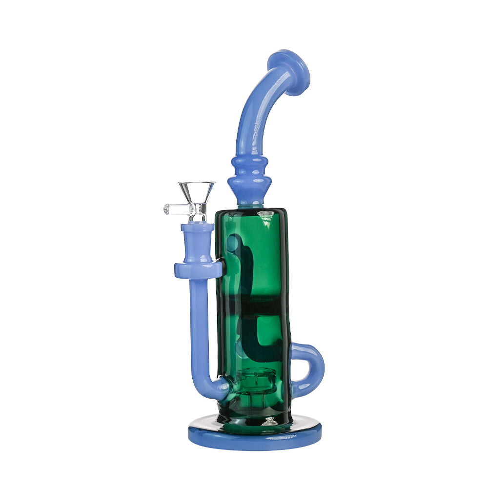 10" Showerhead Perc Recycler Bong - Croia Glass