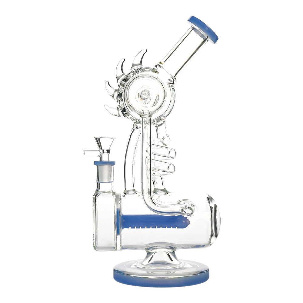 12" Coil Recycler Bong – Dual Chamber, Inline Perc - Croia Glass