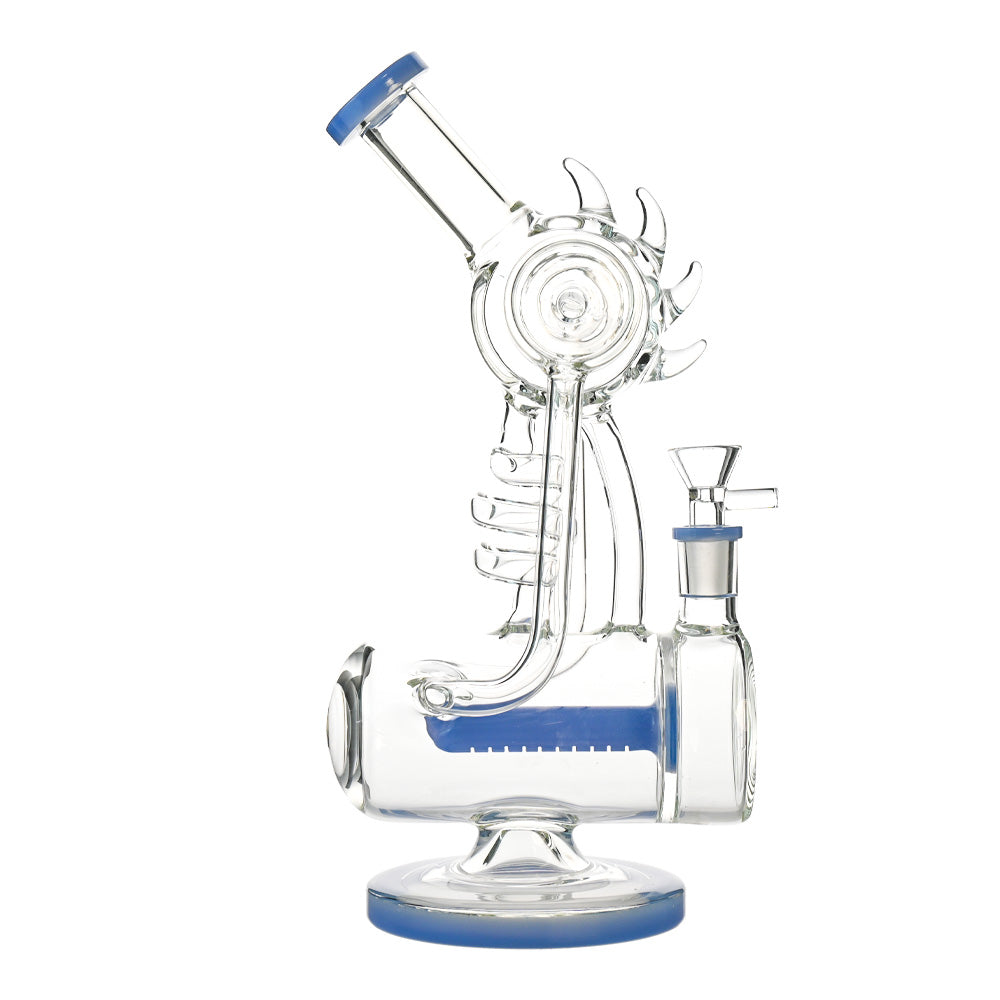 12" Coil Recycler Bong – Dual Chamber, Inline Perc - Croia Glass