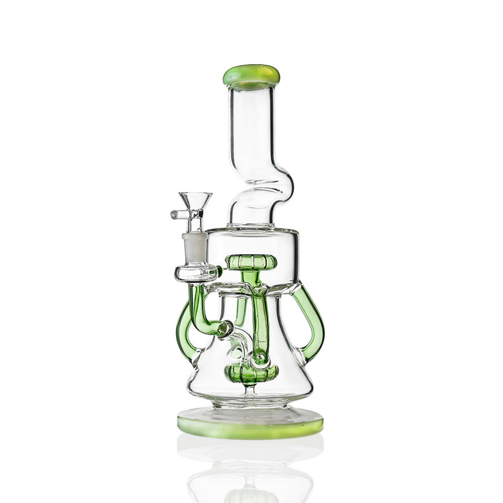 12-Inch Recycler Bong with Showerhead Perc - Croia Glass