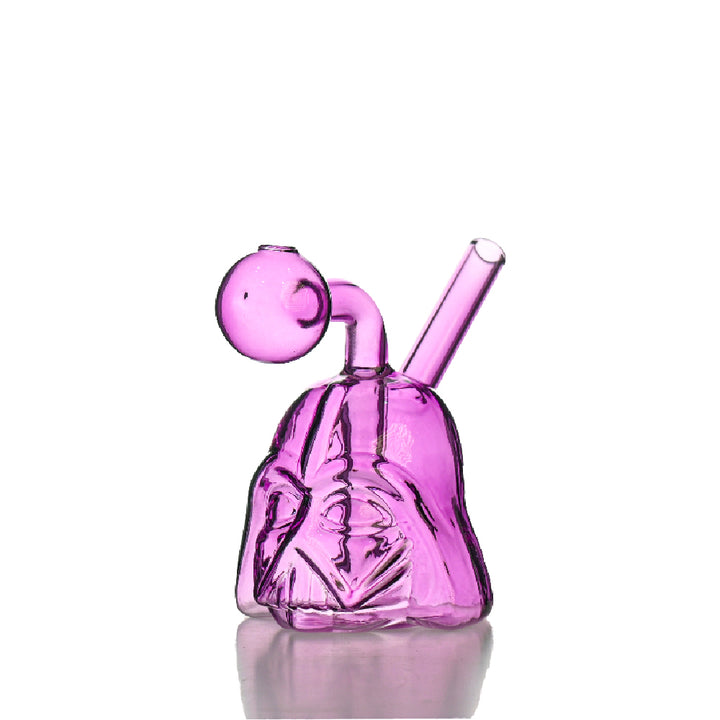 🛡️ 5 inch Helmet Oil Burner Rig – Mini Warrior-Inspired Glass Rig - Croia Glass