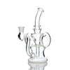 5" Mini Clear Recycler Dab Rig – 10mm Quartz Banger Included - Croia Glass