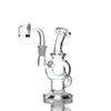 5" Mini Sphere Dab Rig – Clear Recycler Body + 10mm Quartz Banger - Croia Glass