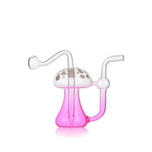 🍄 6 inch Mushroom Oil Burner Rig – Dreamy Fairycore Mini Rig - Croia Glass