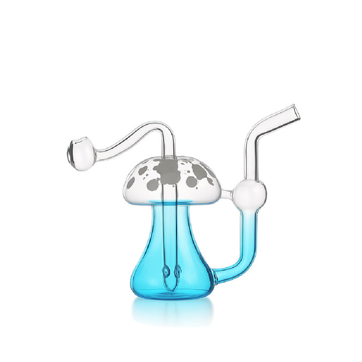 🍄 6 inch Mushroom Oil Burner Rig – Dreamy Fairycore Mini Rig - Croia Glass