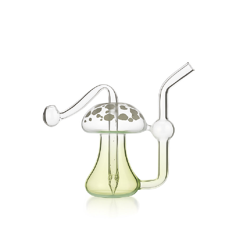 🍄 6 inch Mushroom Oil Burner Rig – Dreamy Fairycore Mini Rig - Croia Glass
