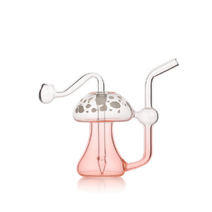 🍄 6 inch Mushroom Oil Burner Rig – Dreamy Fairycore Mini Rig - Croia Glass