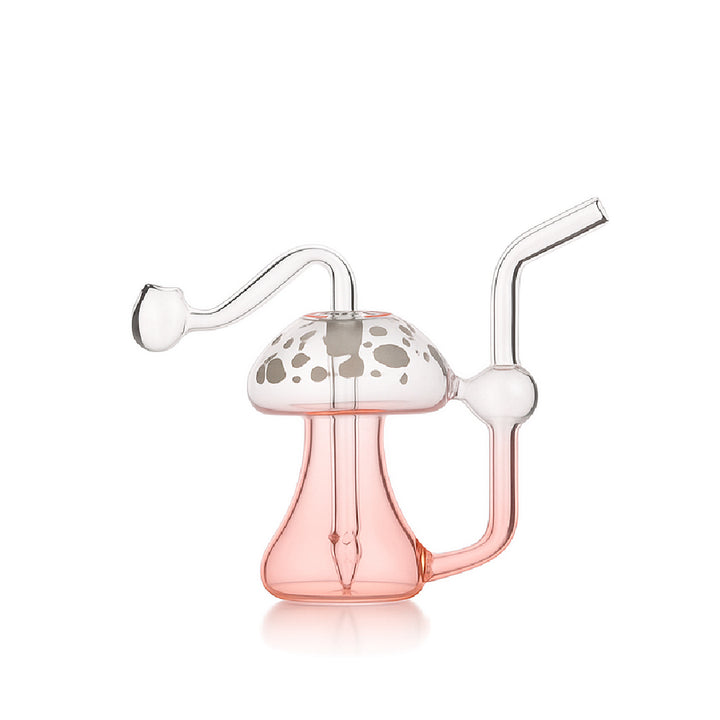🍄 6 inch Mushroom Oil Burner Rig – Dreamy Fairycore Mini Rig - Croia Glass