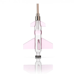 8 Inch Jet-Shaped Nectar Collector – 14mm Ceramic Tip, 510 Thread - Croia Glass