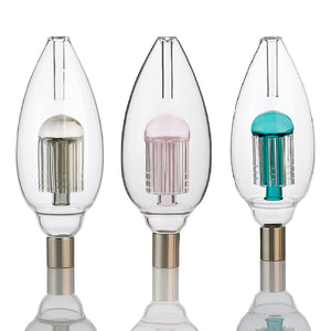 8 Inch Tree Perc Egg Nectar Collector – 14mm Ceramic Tip Concentrate Straw - Croia Glass