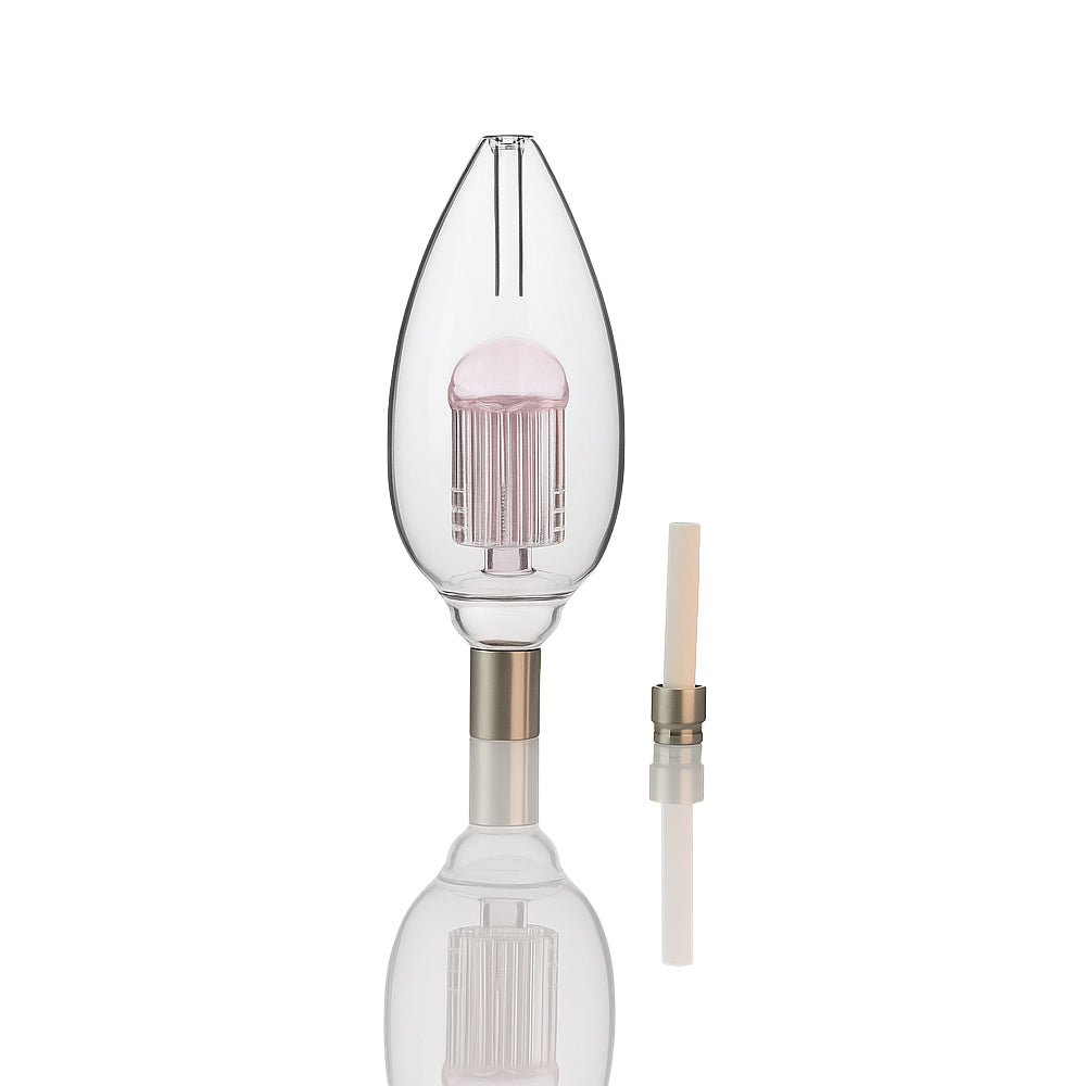 8 Inch Tree Perc Egg Nectar Collector – 14mm Ceramic Tip Concentrate Straw - Croia Glass