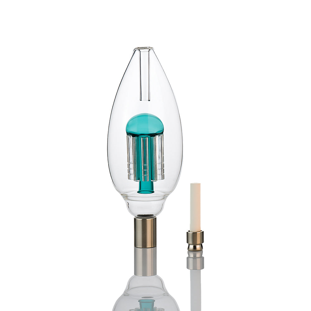 8 Inch Tree Perc Egg Nectar Collector – 14mm Ceramic Tip Concentrate Straw - Croia Glass