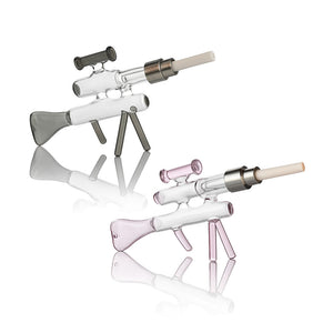 8" Rifle-Shape Nectar Collector – 14mm Ceramic Tip - Croia Glass