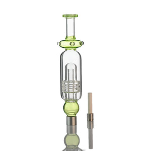 8" Spaceship Showerhead Perc Nectar Collector – 14mm Ceramic Tip - Croia Glass
