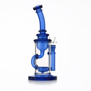 9" Klein Recycler Water Pipe – Showerhead Perc - Croia Glass